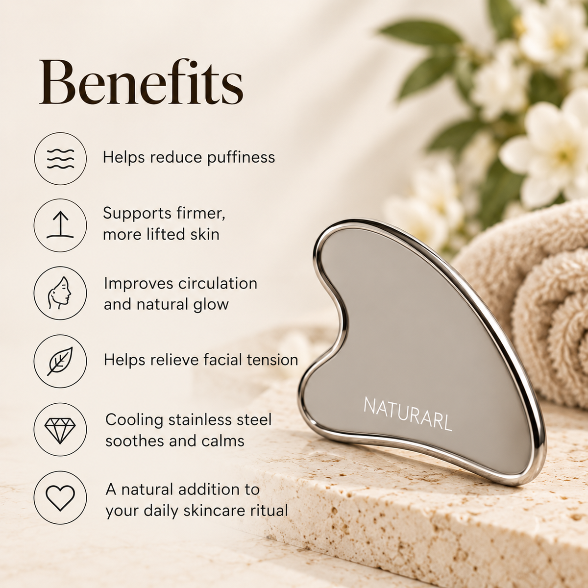 Gua Sha | Naturarl Sculpt & Glow Gua Sha